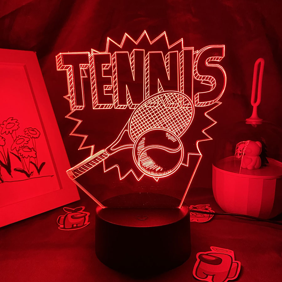 Table Tennis Touch - Lâmpada de Lava LED 3D com