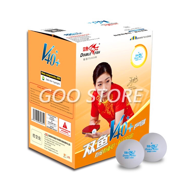 100 bolas Double Fish V40+ 1-S - Table Tennis Video Game avaliação e preço