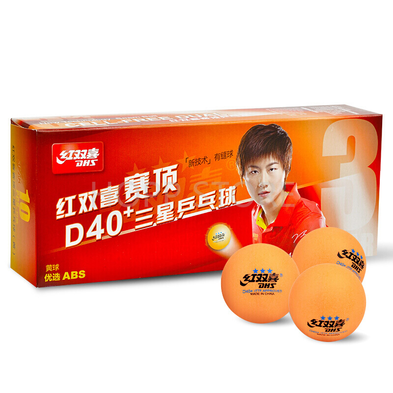 DHS 3-Star D40 + Bolas de têni - Table Tennis Video Game avaliação e preço