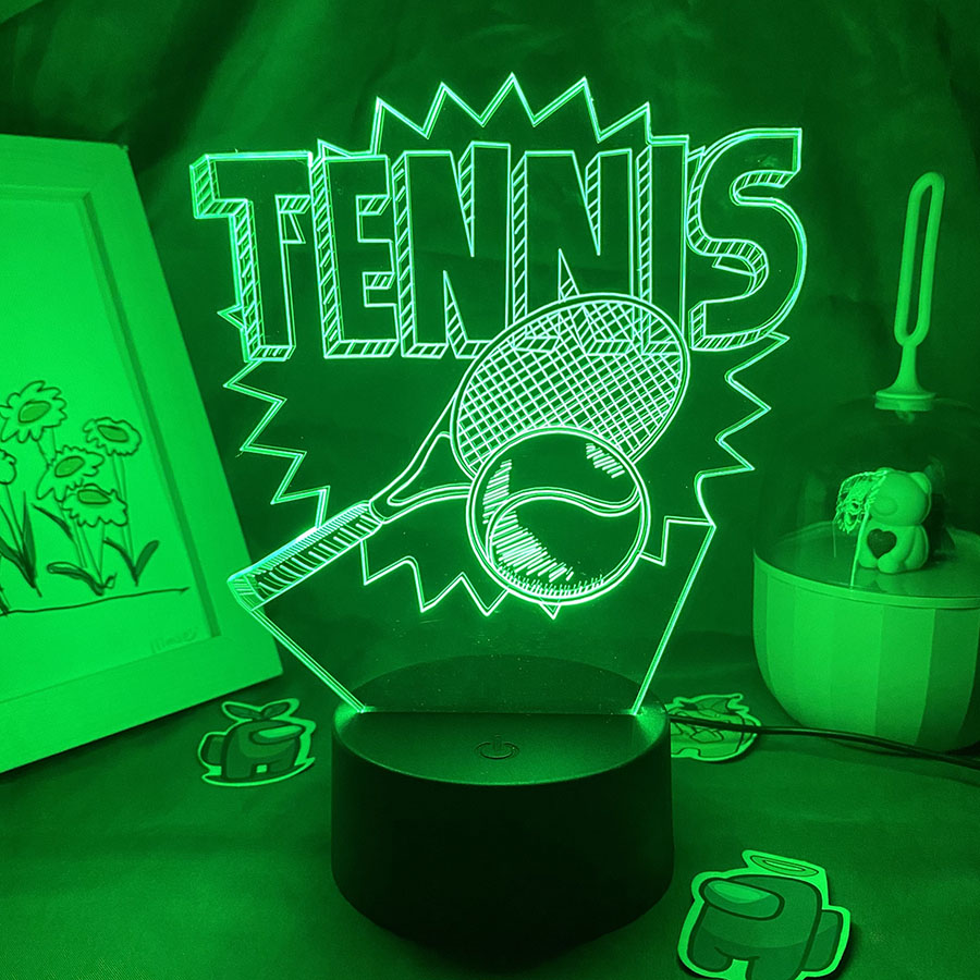 Lâmpada de Lava LED 3D com Ilu - Table Tennis Touch avaliação e preço