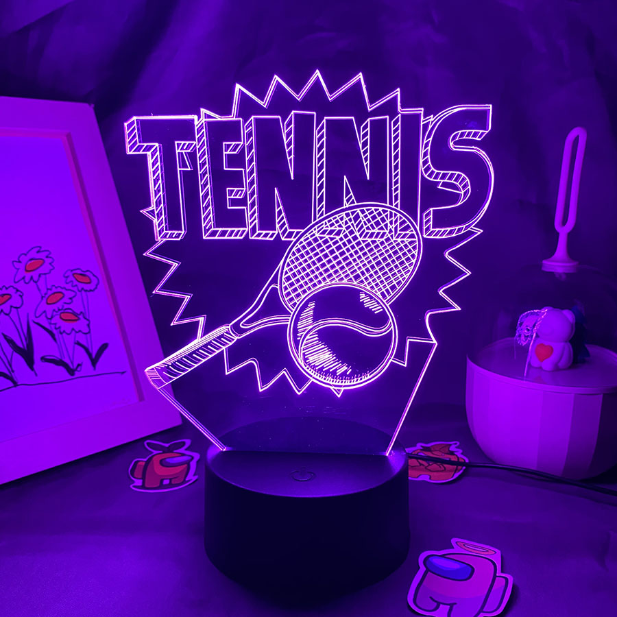 Lâmpada de Lava LED 3D com Ilu - Table Tennis Touch avaliação e preço