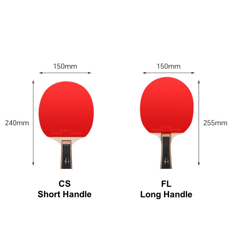 Raquete de Tênis de Mesa com B - Table Tennis Grip Types avaliação e preço