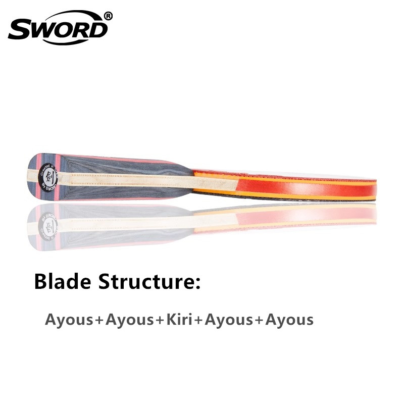 Raquete de Tênis de Mesa SWORD - Table Tennis Grip Types avaliação e preço