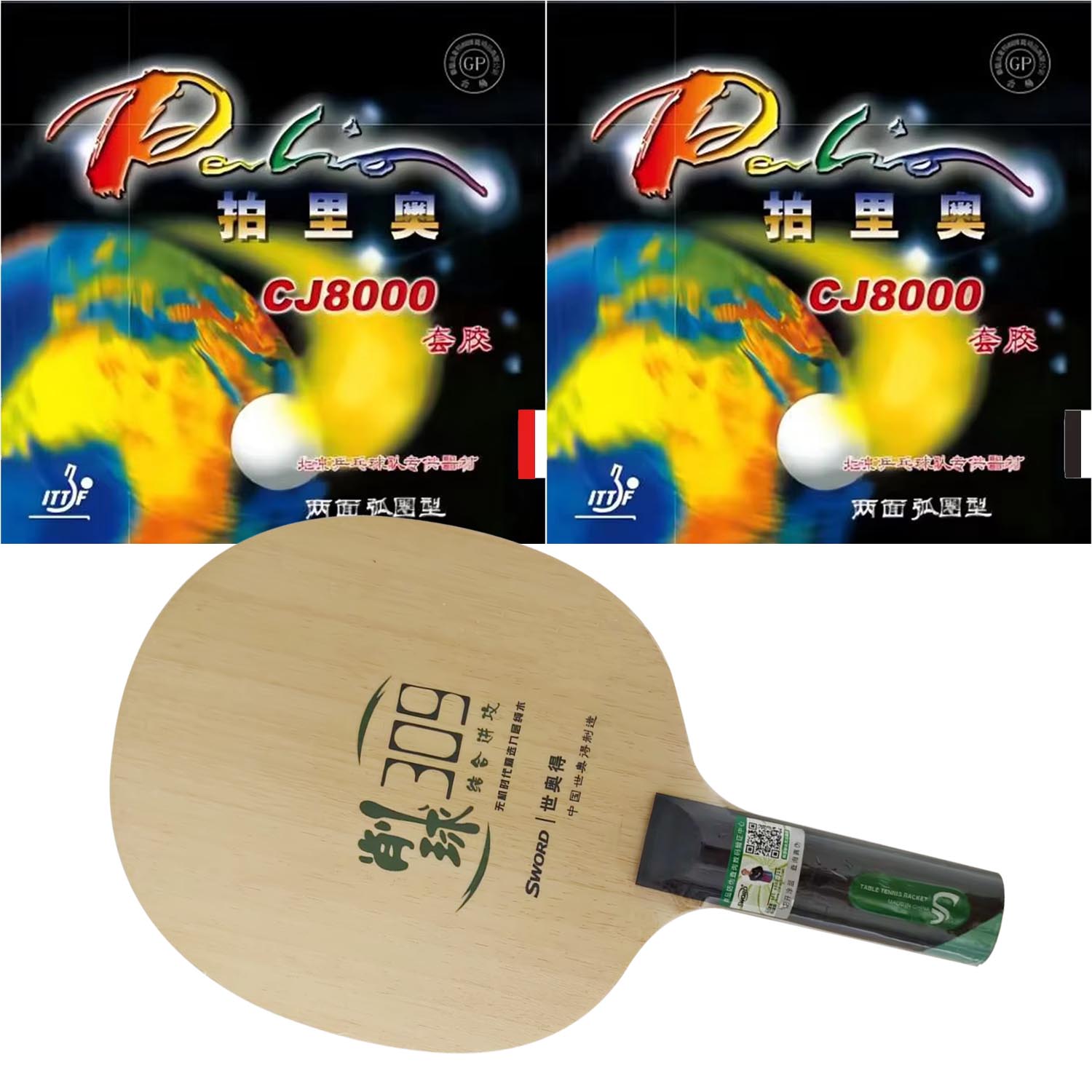Raquete Pro Combo Sword 309 Ch - Table Tennis Grip Types avaliação e preço