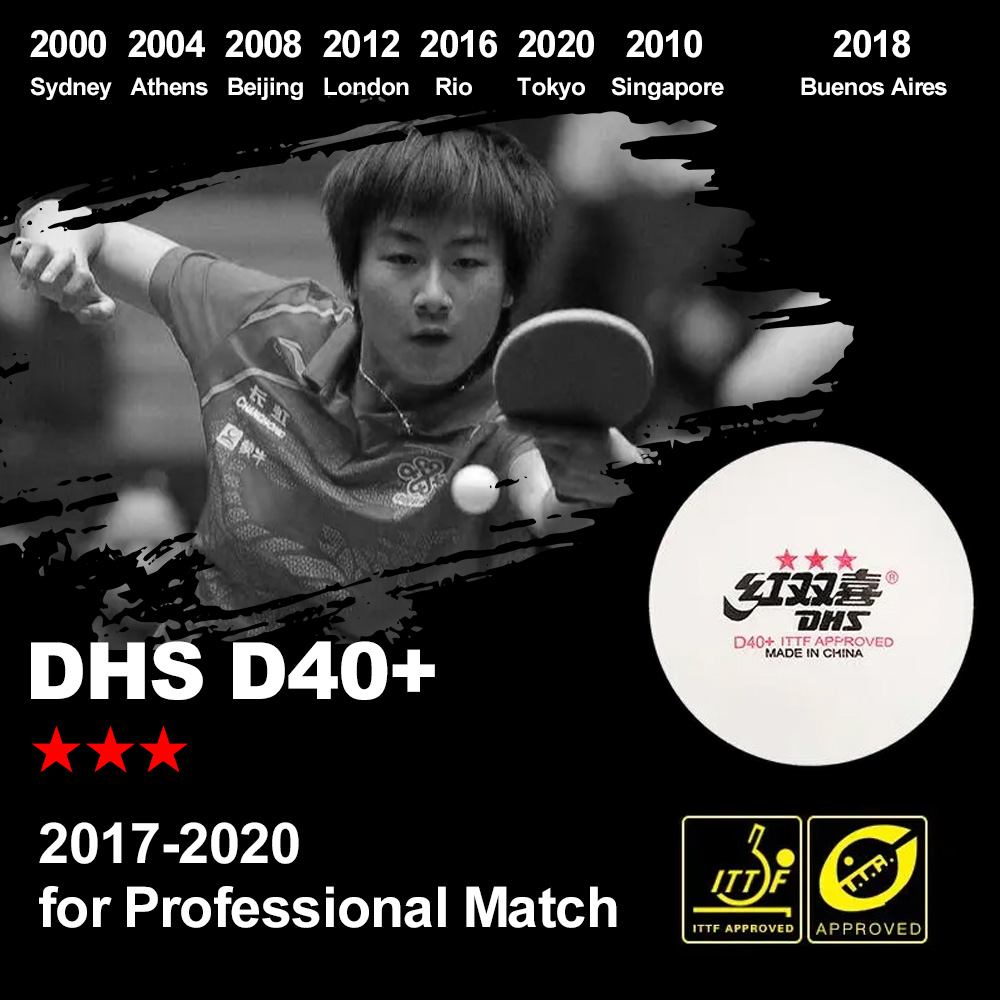 DHS D40 + DJ40 + Bolas de Ping - Table Tennis Video Game avaliação e preço